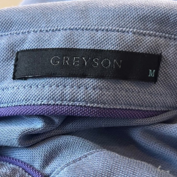 Grayson Omaha Long Sleeve Polo Shirt Mens Size M - Picture 6 of 8